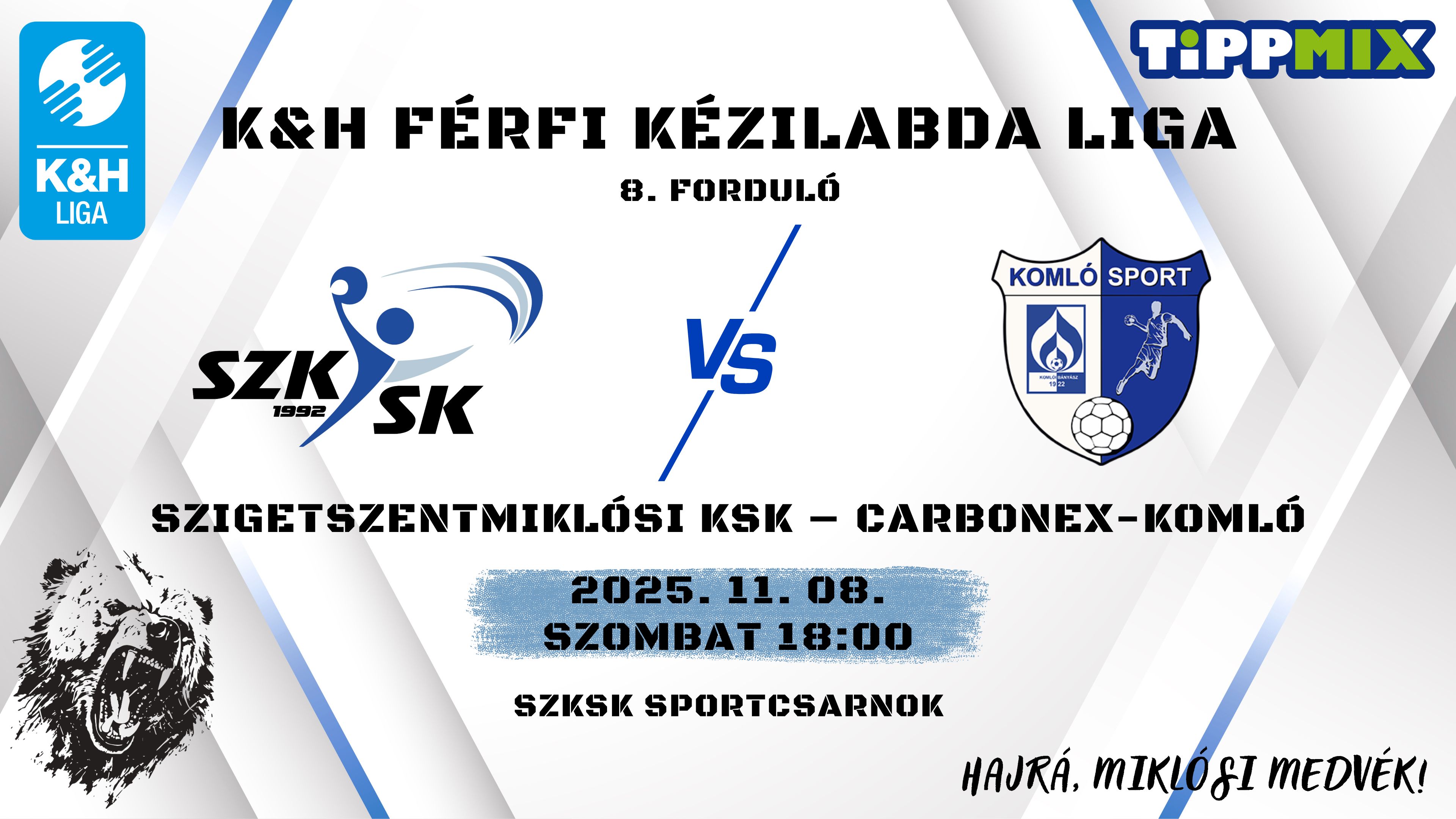 Fontos mecs vár ránk szombaton a Komló ellen