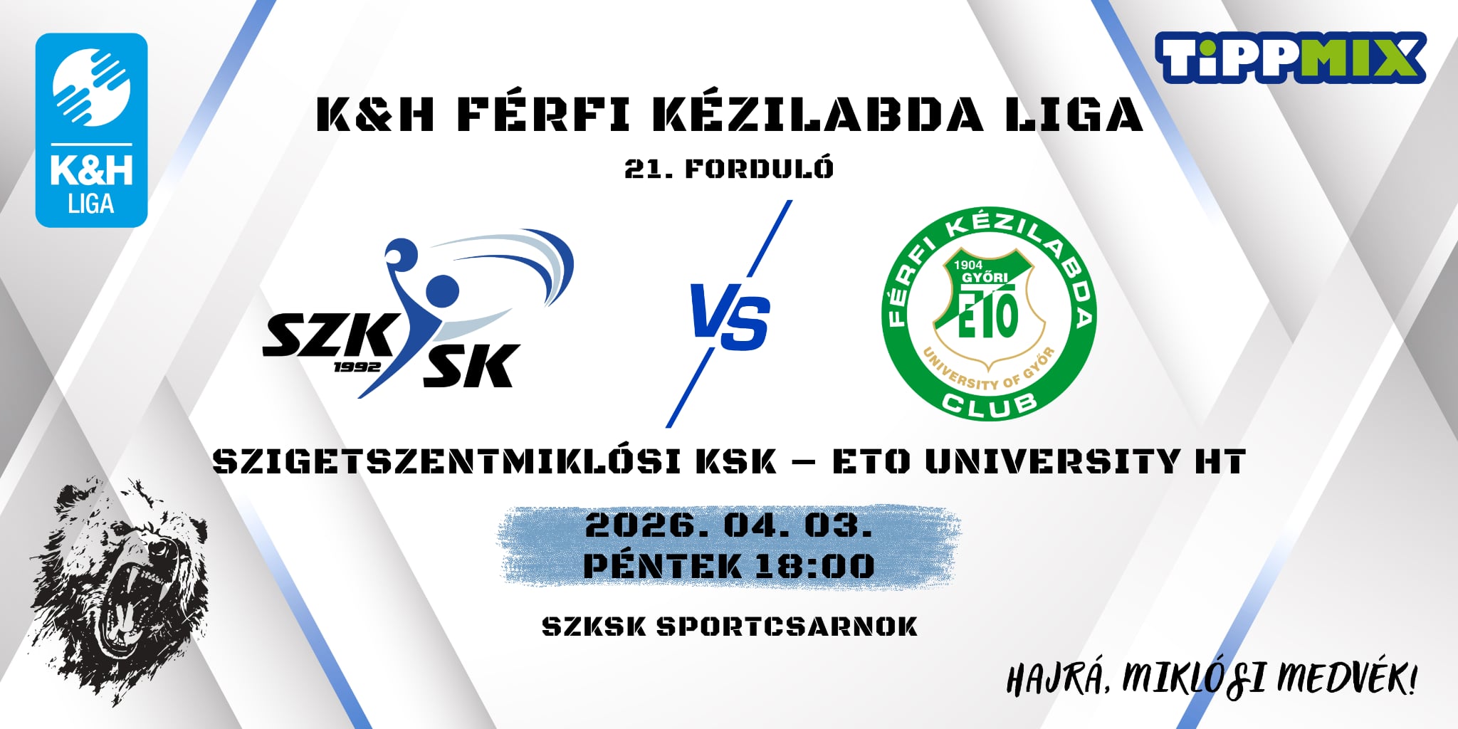 Újabb hazai mérkőzés előtt az SZKSK: pontszerzés a cél az ETO ellen